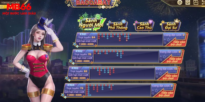 Baccarat MB66 2 Chơi game bài Baccarat MB66