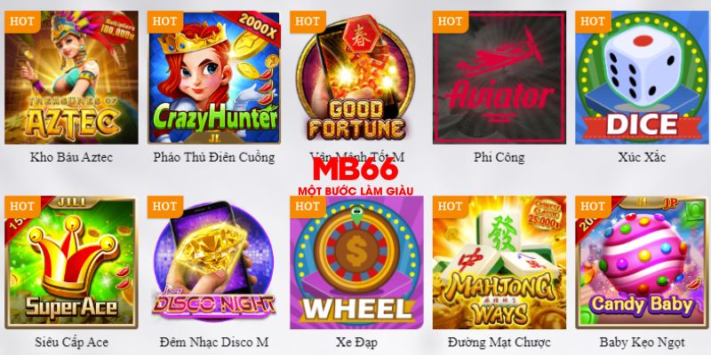 Nổ Hũ MB66 1 Sảnh game Nổ Hũ hot tại MB66