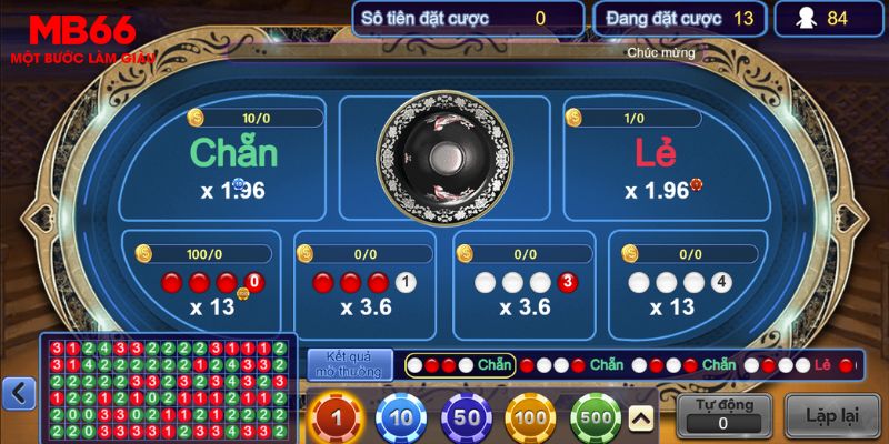 Xóc Đĩa MB66 3 Cân nhắc đặt cược với các cửa cược tỷ lệ cao
